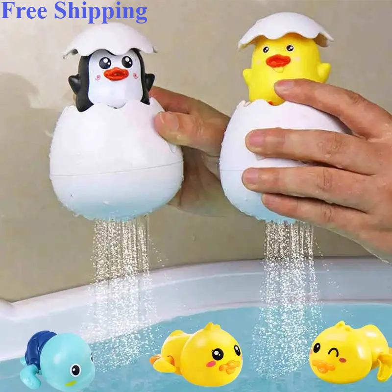 Duck & Penguin Interactive Bath Toy - Fun water toy for Kids
