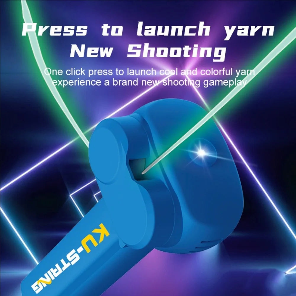 Glow-in-the-Dark Electric Rope Launcher – Fun Toy for Kids, Cats & Pets | Creative Decompression Play